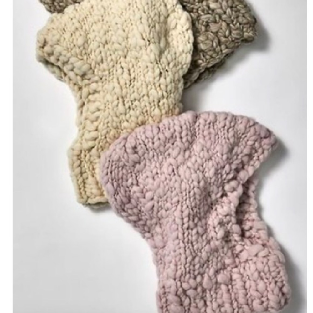Free people New knit collage Spun Cloud Balaclava  new with tags one size brown